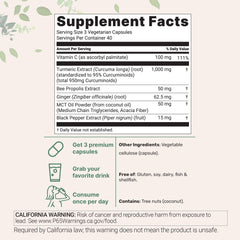 Micro Ingredients 240 veggie capsules pack ready for daily use