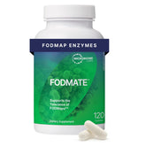 Microbiome Labs FODMATE bottle pour shows easy-to-take capsules for gentle digestive support