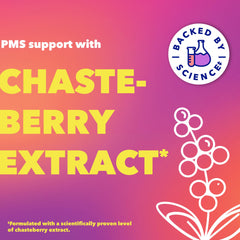 Midol Peace Out PMS capsules closeup illustrates compact dose for daily PMS support.