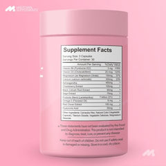 Midtown Supplements Menopause capsules inside for hot flash relief