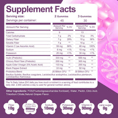 Migcopat grape-flavored gummies close-up highlighting flavor and ease.