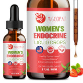 Migcopat bottle on desk promoting hormonal balance for daily wellness.