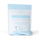 Migranium bottle with scoop for daily calm and balanced nerve signaling.