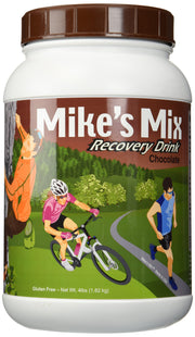 Mike's Mix Recovery Drink bottle pour for post-workout hydration and quick recovery.