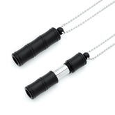 MIKUHOT 528 Hz meditation necklace in black for on-the-go mindfulness and calm focus.