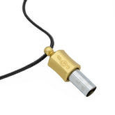MIKUHOT Anxiety Necklace closeup cap with 528 Hz calming feature for stress relief.