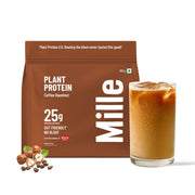 Millé Coffee Hazelnut protein tub front for clean, versatile daily protein.