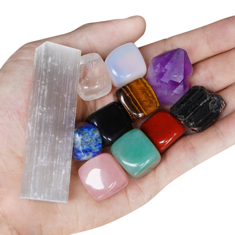 MIMOSA amethyst-elestial crystal for meditation and calming energy.