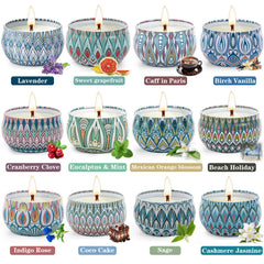 MIMURHYL Lavender candle jar for calming rooms and relaxation