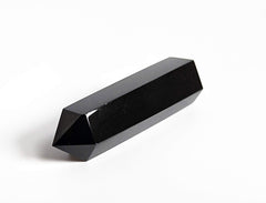 Mina Heal Black Obsidian wand detail showing deep color and craftsmanship