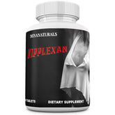 MINANATURALS NIPPLEXAN bottle close-up for natural-looking nipple and breast support.