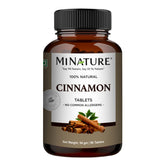 Minature Cinnamon Tablets bottle shown for convenient daily use