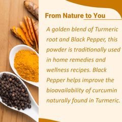 minature mi nature turmeric powder spoon—easy measuring for daily cooking
