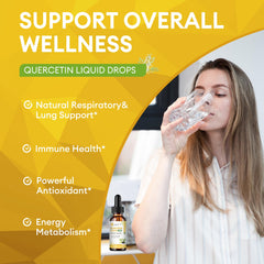 Minch Quercetin Liquid Drops blend of bromelain, elderberry, zinc and vitamin C