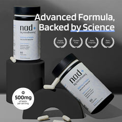 Mindhoney NAD+ energy focus visual for everyday vitality.