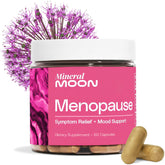 Mineral Moon Premeno bottle showing daily menopause support for balance.