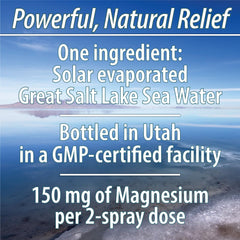Mineral Resources Magnesium Oil Spray label on bottle for easy identification.