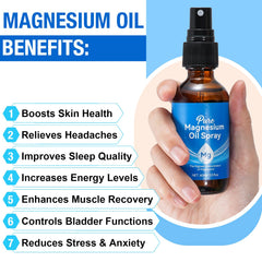 MINGYITUO Pure Magnesium Spray applied to skin for daily use