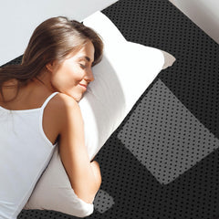 MINPWNP grounding bed mat strap ends secured to mattress for stable sleep setup.