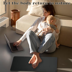 MINPWNP Grounding Mat Bedroom Sleep setup suggesting calm evenings.