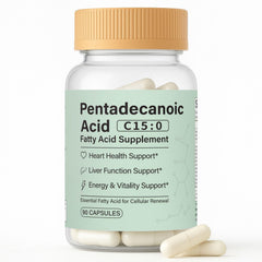 Minyang Pentadecanoic Acid bottle front for daily plant-based wellness