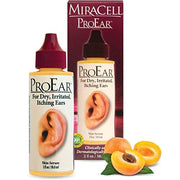 Miracell ProEar bottle with dropper for gentle post-swim ear care.