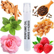 MIRIS No 42855 roll-on bottle closeup, compact for on the go fragrance.