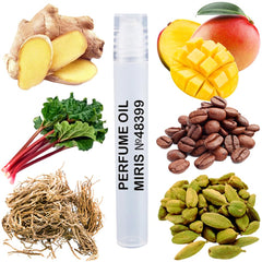 MIRIS No. 48399 packaging roll-on in a compact travel-ready bottle, ideal for on-the-go fragrance.