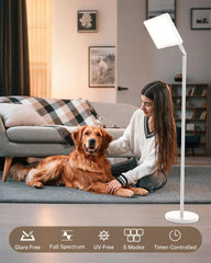 MirthSip Sunlight Lamp 360-degree rotation for adaptable room placement
