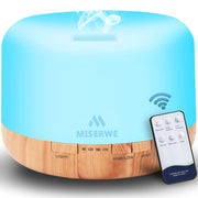 MISERWE 500ml diffuser with remote control for easy use in the bedroom