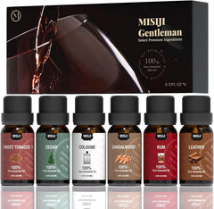MISIJI essential oil set with six 10ml bottles for diffusing and DIY