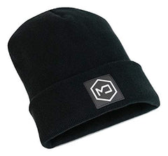 Mission Darkness EMF Blackout Beanie front view with shielded crown for on-the-go protection.