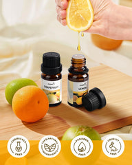 MIZZEO Sweet Orange 10ml bottle highlighting uplifting citrus scent