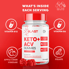 MJO Blast Keto ACV Gummies in hand for convenient daily use.