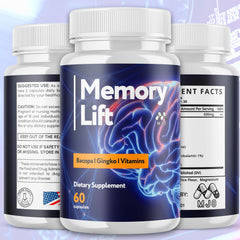 MJO Memory Lift Capsules label highlights natural blend