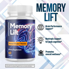 Memory Lift Capsules 30-day serving view for routine
