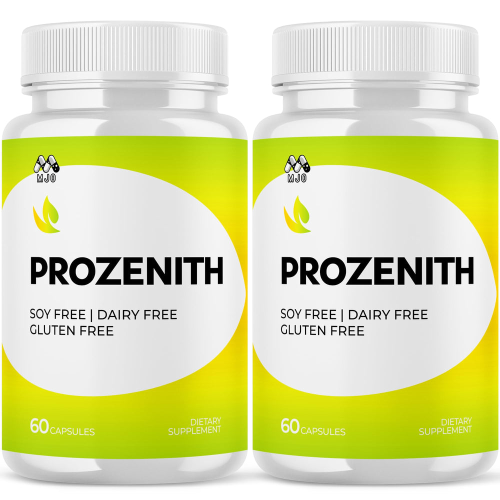 MJO Prozenith capsules bottle front for daily wellness support.