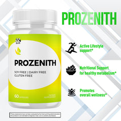 MJO Prozenith capsules pouring into a glass for daily use.