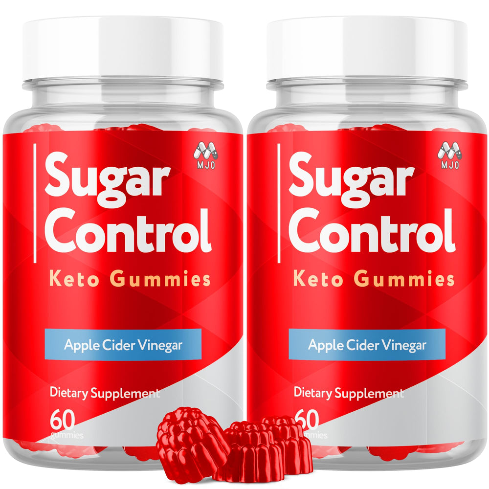 MJO SugarControl Keto Gummies bottle showcases all-natural ingredients for daily wellness.