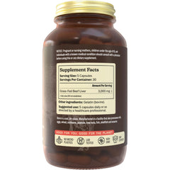 Capsule close-up showing freeze-dried beef liver for high bioavailability.