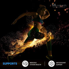 ML Naturals L-Taurine pack of two bottles conveys value and convenience.