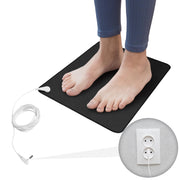 MLAB GroundFlow grounding mat under bare feet for calming home use