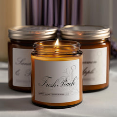 MOASITN Floral Base Candle with a calming floral finish for evenings.