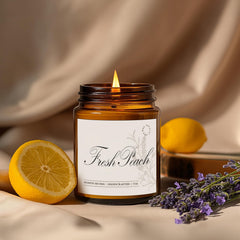 MOASITN Handmade Natural Soy Wax Candle for a clean burn.