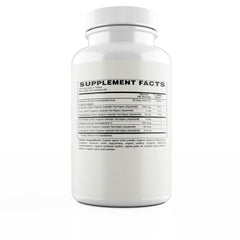 Modern Organics Plant Calcium tablets close-up emphasizes vegan, non-GMO formula.