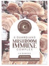 Modern Sage Herbs mushroom blend bottle highlighting 8-in-1 immune support formula.