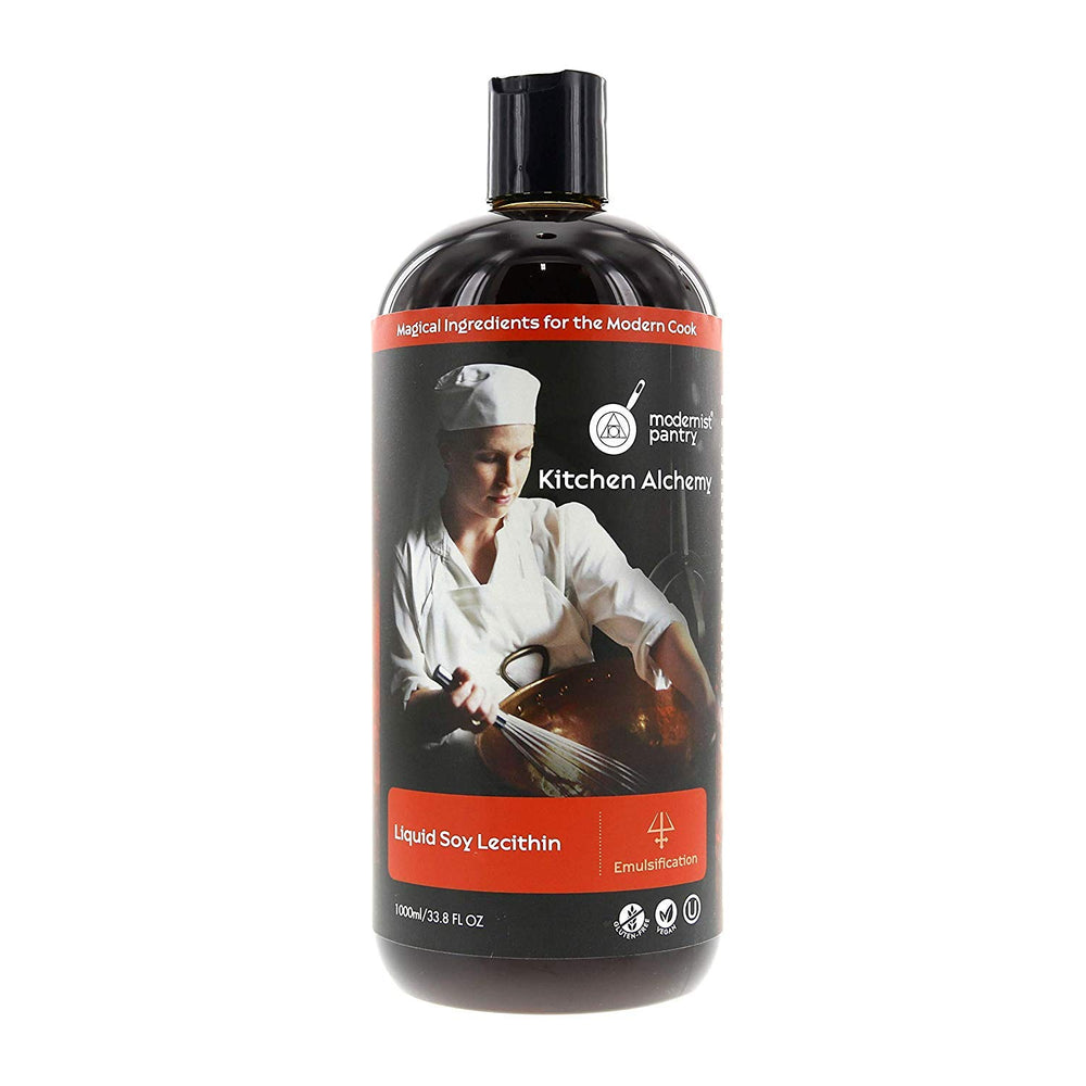 Modernist Pantry liquid soy lecithin bottle ready for emulsification in recipes