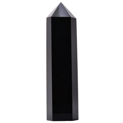 MOGEMT obsidian tower shown for meditation and energy rebalancing.