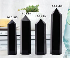 MOGEMT obsidian tower enhances home decor with calming presence.