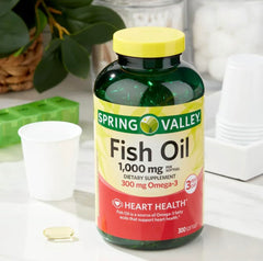 Close-up of Mohsin Skerdy softgels, convenient 1000 mg capsules for daily use.